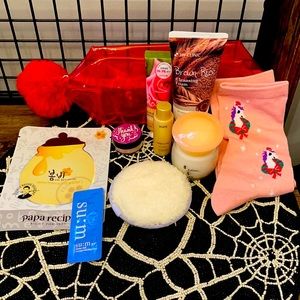 NEW Lot of K-Beauty, Makeup bag, & Accessories